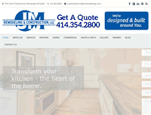 Tablet Screenshot of jmremodelingwi.com